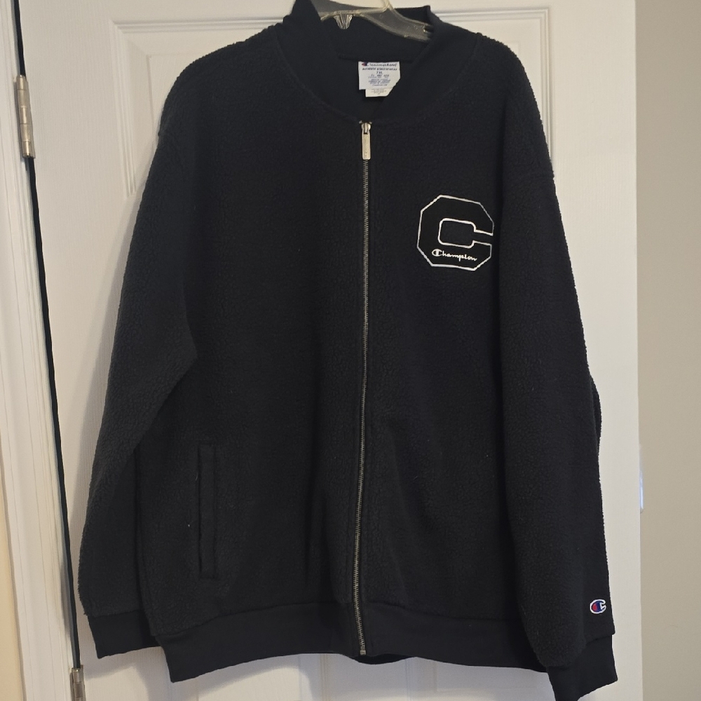 Champion Black Zip-Up Jacket